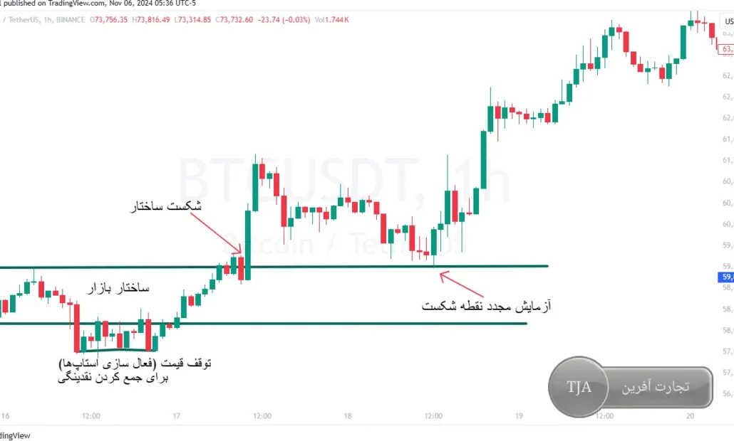 مثال تصویری از استراتژی سوپ لاک پشت