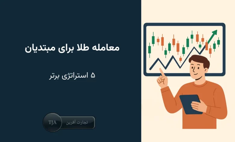۵ استراتژی برتر معامله طلا برای مبتدیان