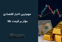 مهم‌ترین اخبار اقتصادی مؤثر بر قیمت طلا