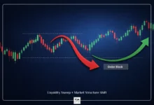 استراتژی Liquidity Sweep + Market Structure Shift