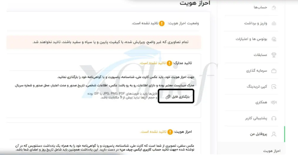 پروفایل من