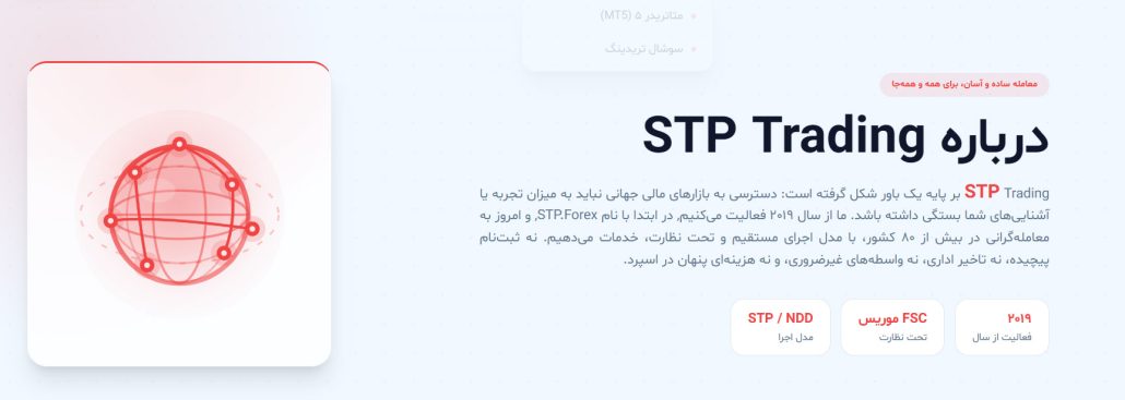 تاریخچه و ساختار شرکتی STP Trading (اس تی پی تریدینگ)